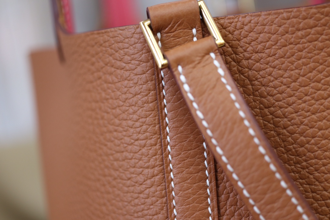 에르메스 피코탄18 골드브라운 금장